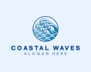 Beach Wave Coast logo