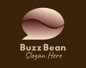 Coffee Bean Chat logo design