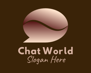 Coffee Bean Chat logo design