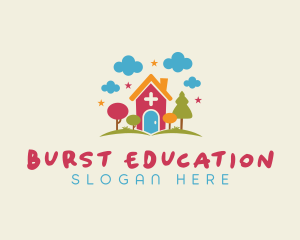 Educational Kids Daycare logo design