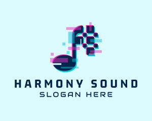Music Streaming Glitch logo