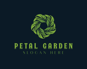 Organic Herbal Leaves logo design