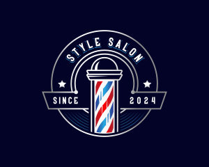 Barber Haircut Grooming logo design