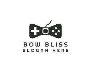 Controller Bow Tie logo design