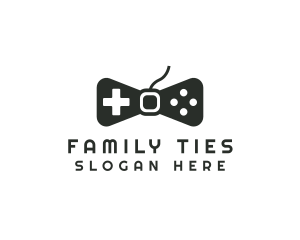 Controller Bow Tie logo design