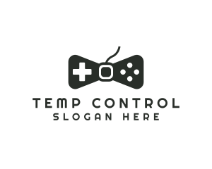 Controller Bow Tie logo design