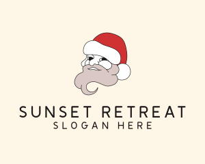 Christmas Holiday Santa logo