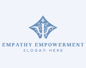 Psychologist Nature Therapy logo design