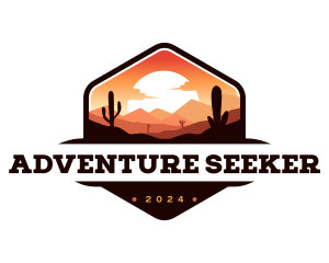 Desert Mountain Adventure logo design