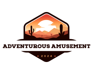 Desert Mountain Adventure logo design