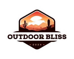 Desert Mountain Adventure logo design