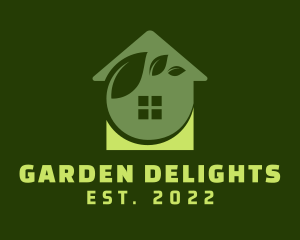 House Garden Landscaping logo design