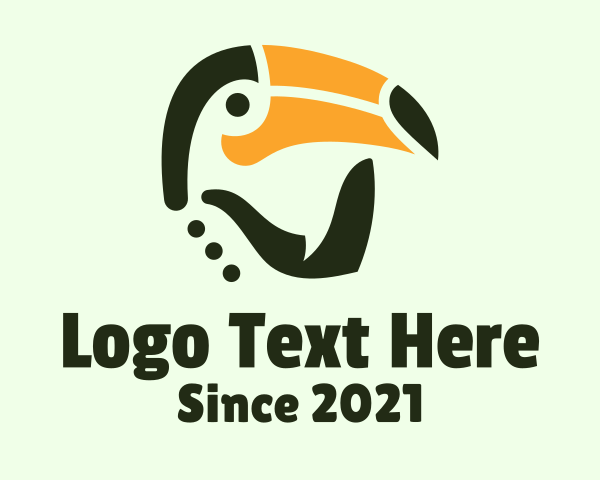 Toucan Bird Beak logo