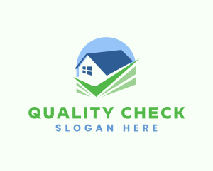 House Property Checkmark logo design