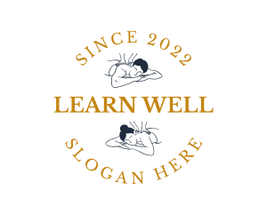 Wellness Massage Therapist logo design