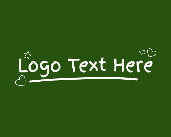 Handwriting logo example 3