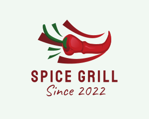 Spicy Pepper Punch logo design