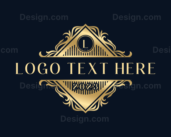 Elegant Ornamental Floral Logo