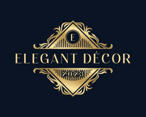 Elegant Ornamental Floral logo design