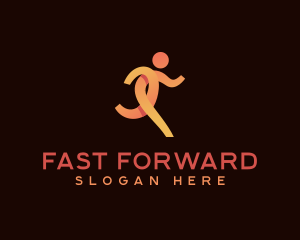 Jogger Running Athlete logo design