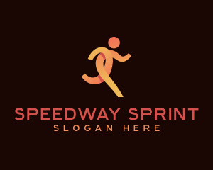 Jogger Running Athlete logo design