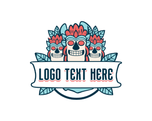 Tiki Culture Traditional logo