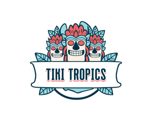 Tiki Culture Traditional logo design