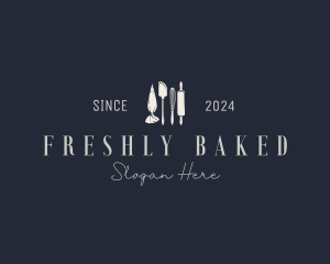 Cooking Utensils Bakery logo design