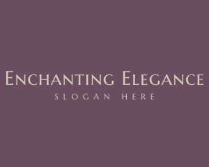 Expensive Elegant Brand logo design