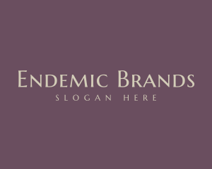 Expensive Elegant Brand logo design