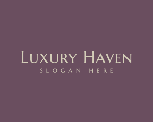 Expensive Elegant Brand logo design