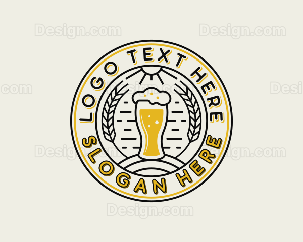 Beer Oktoberfest Liquor Logo