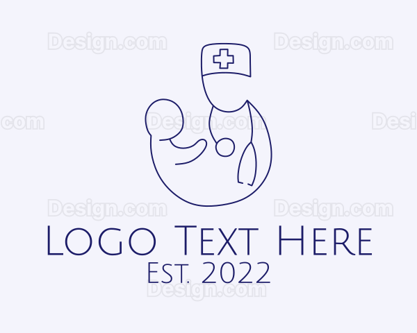 Medical Healthcare Pediatrician Logo