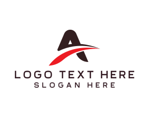 Freight Logistics Consult Letter A Logo