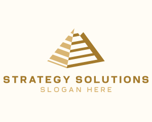 Luxury Pyramid Architecture logo design