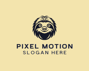Sloth Animal Wildlife logo design