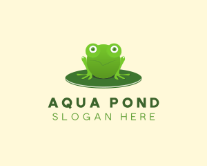 Pond Frog Toad logo