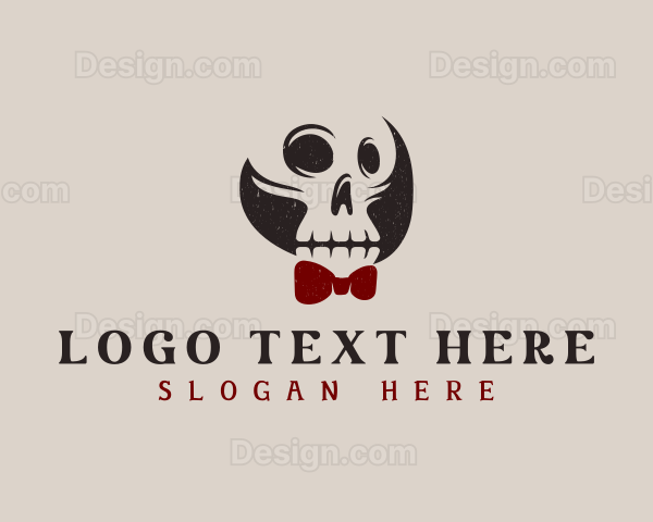 Dead Skull Bow Tie Logo