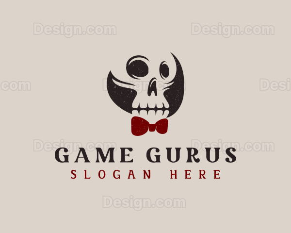 Dead Skull Bow Tie Logo