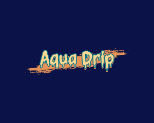 Graffiti Drip Brush logo