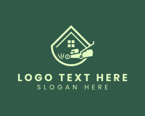 Lawn Mower Landscaping logo