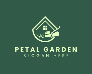 Lawn Mower Landscaping logo design