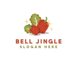 Bell Pepper Fruit Vegetable logo design