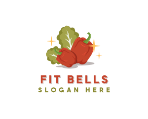 Bell Pepper Fruit Vegetable logo design