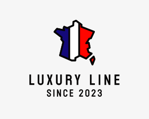 French Map Country logo design