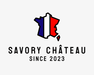 French Map Country logo design