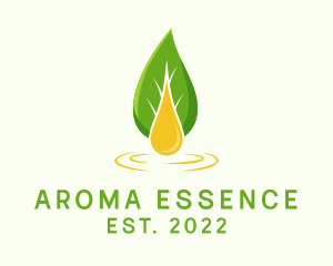 Organic Essential Oil logo design