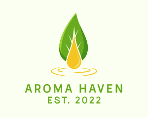 Organic Essential Oil logo design