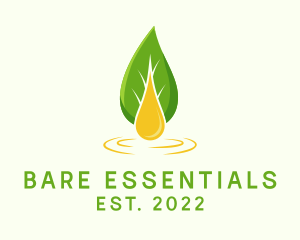 Organic Essential Oil logo design