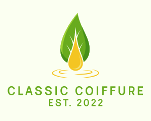 Organic Essential Oil logo design